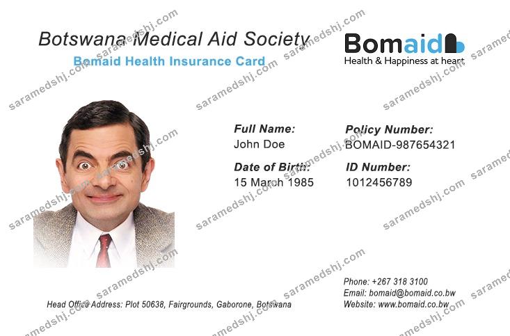 Botswana health insurance card